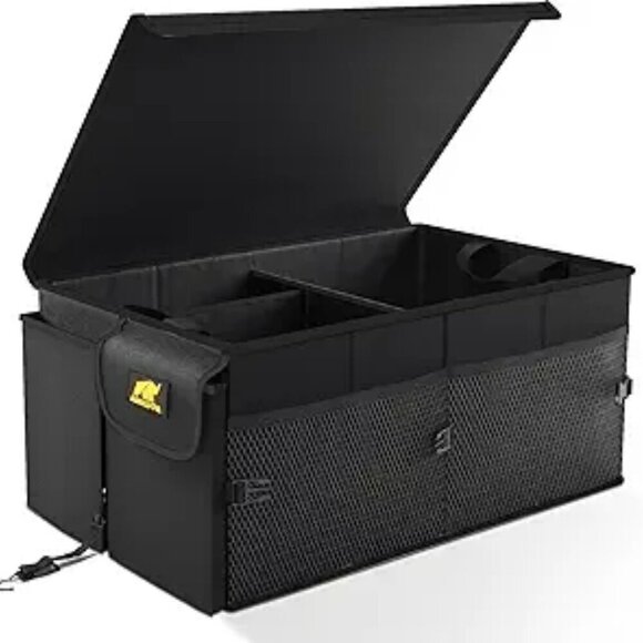Collapsible Car Trunk Organizer with Lid 65L Storage for SUV Truck Van Non Slip - Picture 7 of 7